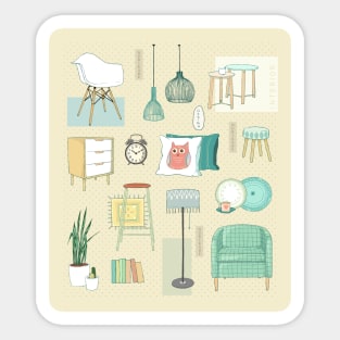 #008 - Furniture Pattern Sticker
